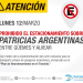 A partir del lunes desde Güemes hasta Alvear