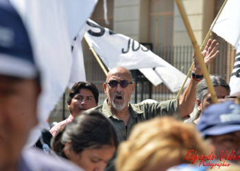 Los estatales se hicieron presentes en la marcha del 5M