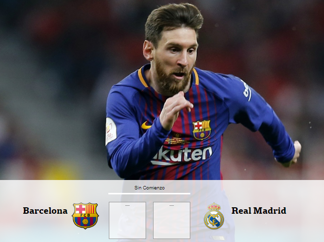 Barcelona vs. Real Madrid, Liga de España: horario, TV y formaciones