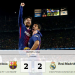 Con un gol de Lionel Messi y un jugador menos, Barcelona empató 2-2 con Real Madrid en el Camp Nou