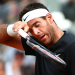 Confirmado: Juan Martín del Potro sufrió un desgarro y se perdería Roland Garros