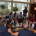 Estudiantes de El Aguilar fueron recibidos por el vicegobernador Carlos Haquim