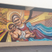 Gran indignación causó el vandalismo sobre el mural del Colegio del Huerto