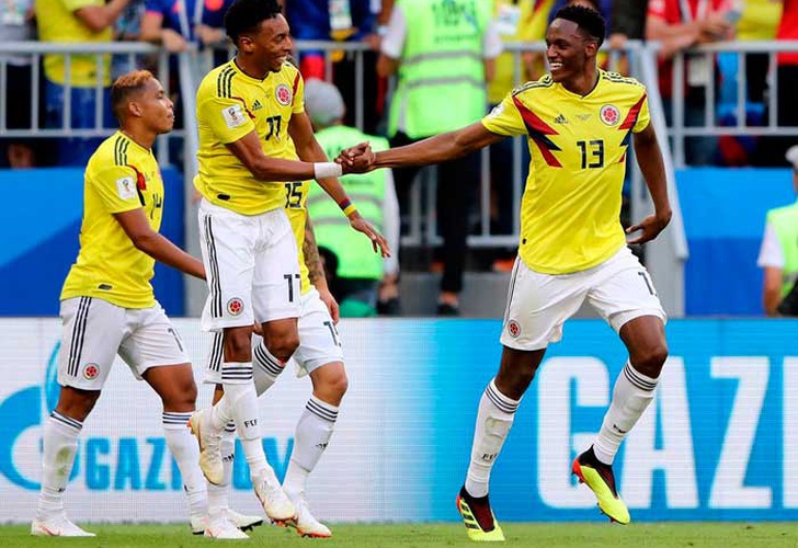 Colombia vence a Senegal con gol de Mina y se clasifica