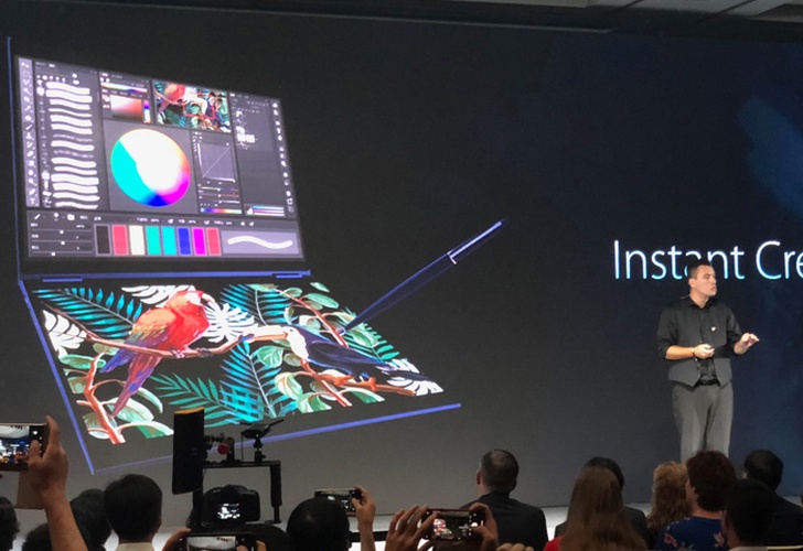 Presentan nueva laptop sin teclado en Computex 2018