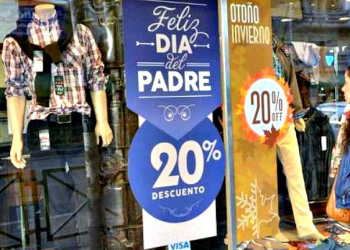 Las ventas por el Día del Padre cayeron 6,4%, según CAME
