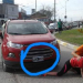 Casi mata a una corredora, en las narices de la Policía