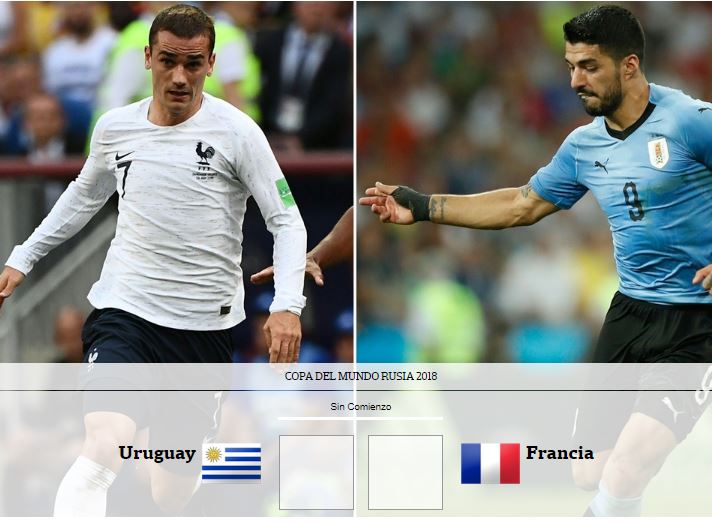 Uruguay-Francia, por los cuartos de final del Mundial Rusia 2018: horario y TV