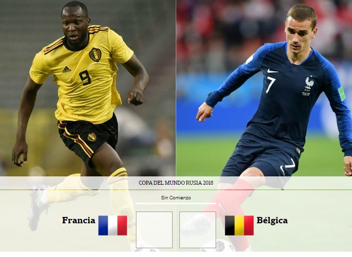 Francia-Bélgica, semifinal del Mundial Rusia 2018: horario y TV