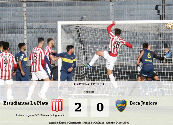Boca perdió con Estudiantes y dejó de ser puntero tras 617 días: el Pincha supo anular al xeneize en un duelo intenso