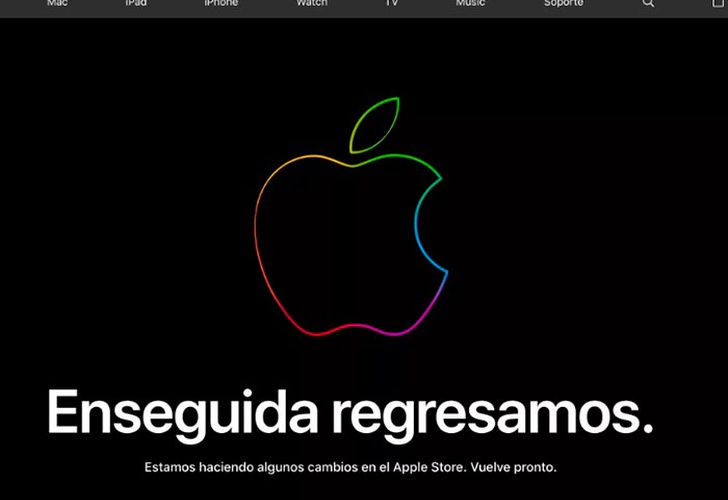 Inusual: Apple cerró su tienda en línea