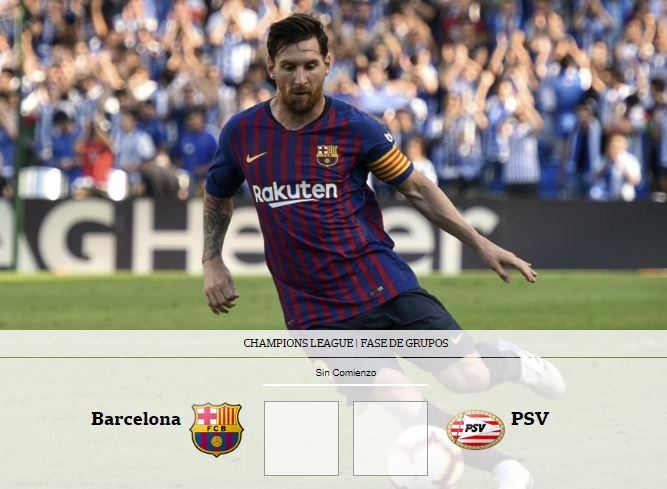 Barcelona-PSV Eindhoven, por la Champions League: horario, TV y formaciones