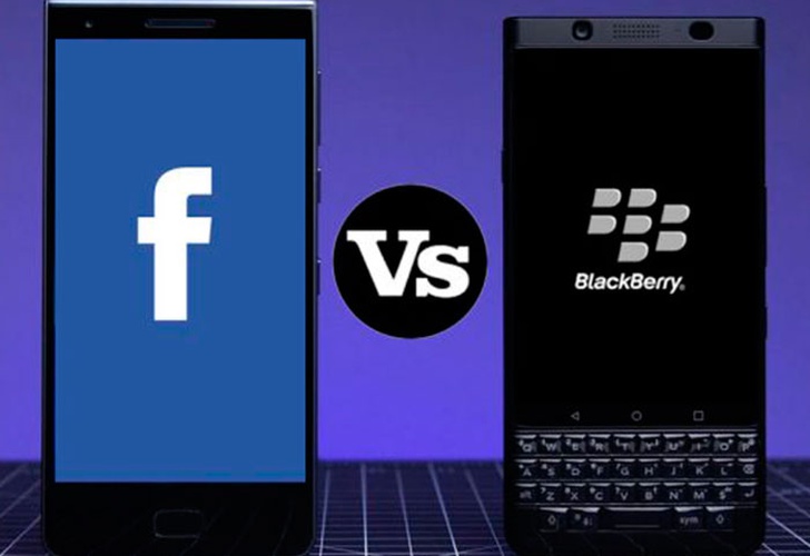 Batalla legal entre Facebook y BlackBerry
