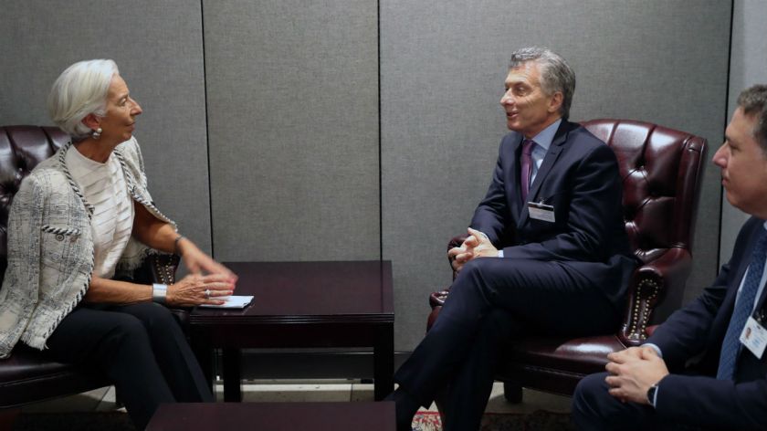 Christine Lagarde: "Estamos cerca de cerrar un acuerdo entre Argentina y el FMI"