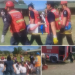 Bomberos participaron en ejercicio de evacuación en una escuela