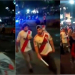 Incidentes en el Obelisco en el final de los festejos de River