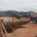 Cayó un puente ferroviario sobre el Río Colorado