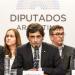 El ministro de Hacienda expuso formalmente ante el Congreso nacional, pidió consensos