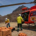Desde helicópteros, lanzan alimento para los animales en Australia