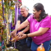 Morales nuevamente participó de la celebración del Arete Guazú