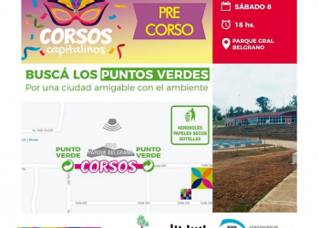 Este carnaval, la propuesta es cuidar el ambiente