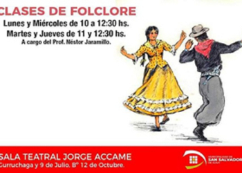 Cine móvil y clases de tango y folclore