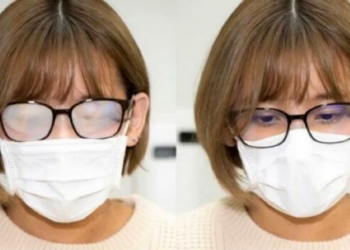 Un método sencillo para que los anteojos no se empañen con el uso de barbijos y tapabocas