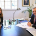 Tras la renuncia de Vanoli, Alberto Fernández recibió a la nueva titular de la Anses