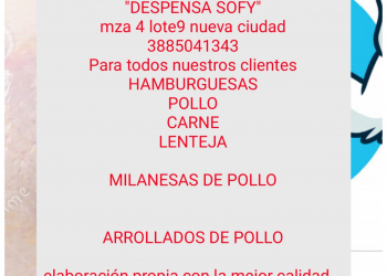 Delivery "sofi delicias " Variedad de comidas😊