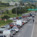 El acceso sur de la ciudad nuevamente colapsado