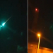 Imágenes impactantes: una bola azul cruzó el cielo y causó terror