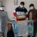 Vino desde Abra Pampa a donar plasma con un cartel de agradecimiento para el personal médico