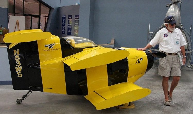 ¿Sabias que el BUMBLE BEE 2 fue el avión tripulado mas pequeño del mundo?