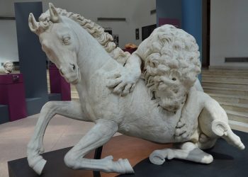 La belleza del día: “Caballo devorado por un león”, de George Stubbs