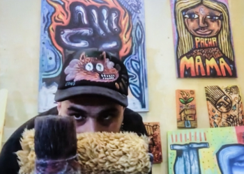 Luxor: "Pienso las pinturas como caricias, o abrazos en colores"