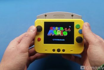 La pequeña Nintendo 64 portátil que cabe en un bolsillo