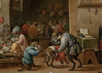 La belleza del día: “Monos en la escuela”, de David Teniers el Joven