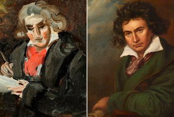La belleza del día: “Beethoven con el manuscrito de ‘Missa Solemnis’”, de Joseph Stieler