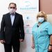 trabajo en conjunto para reparar la vereda del hospital Pablo Soria