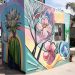 Alejandro Condorí pintó un mural en el Concejo Deliberante