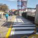 Se realizan obras de demarcación y señalización en inmediaciones del ascensor urbano