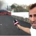 ¿Quién es el periodista que tocó la lava durante la cobertura de la erupción del volcán en España?