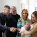 Alberto Fernández recibió a L-Gante y su hija Jamaica en la Quinta de Olivos