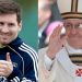 Messi le envió una remera del PSG autografiada al papa Francisco