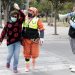 Trabajos de seguridad vial para el cuidado y concientización de peatones
