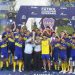 Lluvia de memes por extraña forma del trofeo que ganó Boca
