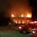 Un voraz incendio destruyó un local en Punta del Este y preocupó a los vecinos
