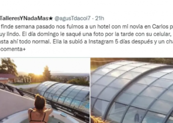 Le sacó una foto a su novia y encontró algo escalofriante en ella que se volvió viral