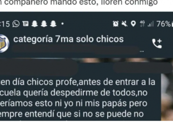 Nene se despidió de sus compañeros de fútbol porque no podía pagar más la cuota y conmovió a las redes