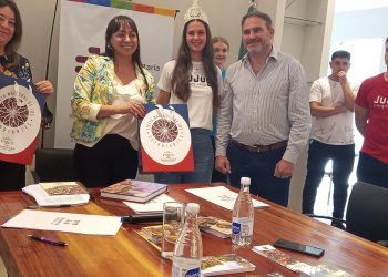 Pía Yécora llegó a Chaco para promocionar la FNE